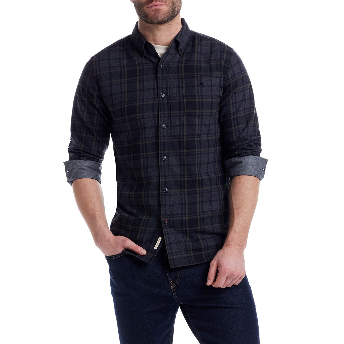 Weatherproof Men's Long Sleeve Flannel Shirt