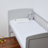 Lifestyle image of Panda Life FittedSheet, Cot Bed, White