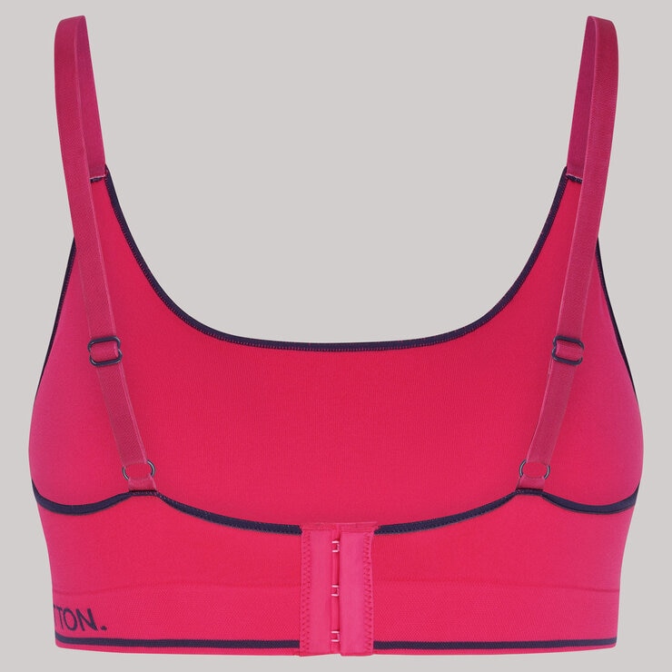 United Colors of Benetton Seamless Bra 2 Pack in Navy & Pink