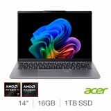 Acer Swift Go Copilot+PC, AMD Ryzen AI 7, 16GB RAM, 1TB SSD, 14 Inch OLED Laptop, NX.JDAEK.001 Acer Swift Go Copilot+PC, AMD Ryzen AI 7, 16GB RAM, 1TB SSD, 14 Inch OLED Laptop, NX.JDAEK.001