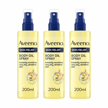 Aveeno Skin Relief Oil Spray, 3 x 200ml Aveeno Skin Relief Oil Spray, 3 x 200ml