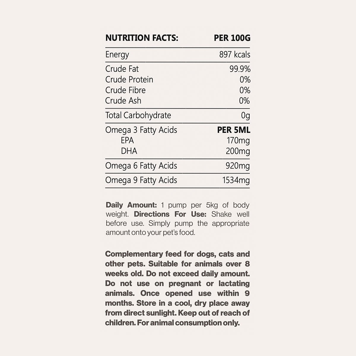 Nutritional Information