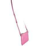 Osprey London Madison Leather Women's Cross Body bag, Carnation Pink