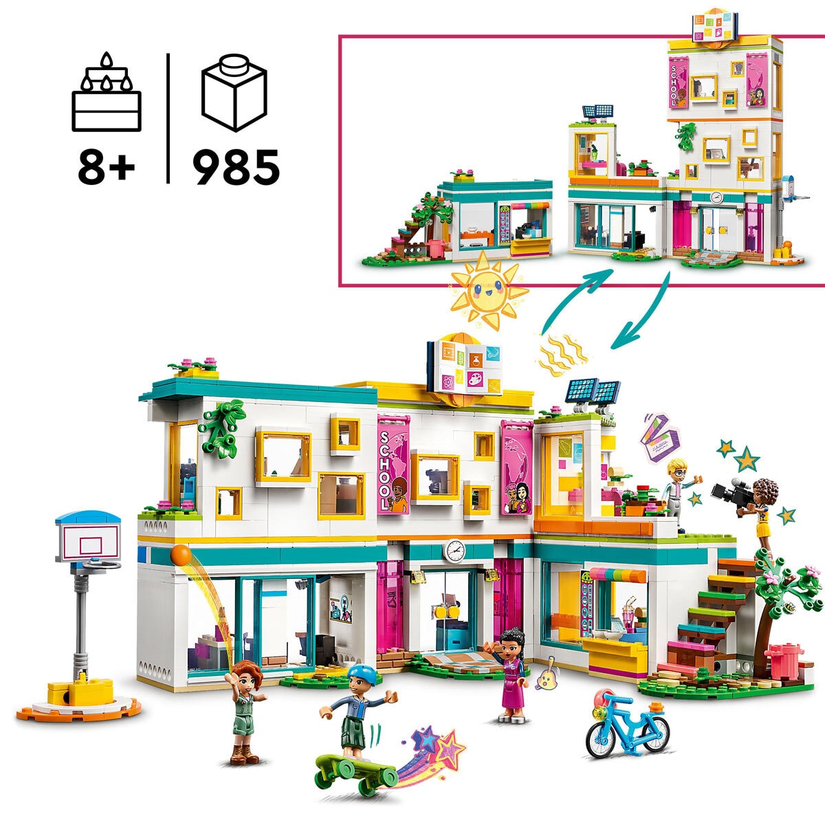 Buy LEGO Friends Heartlake International School Overview Image at Costco.co.uk