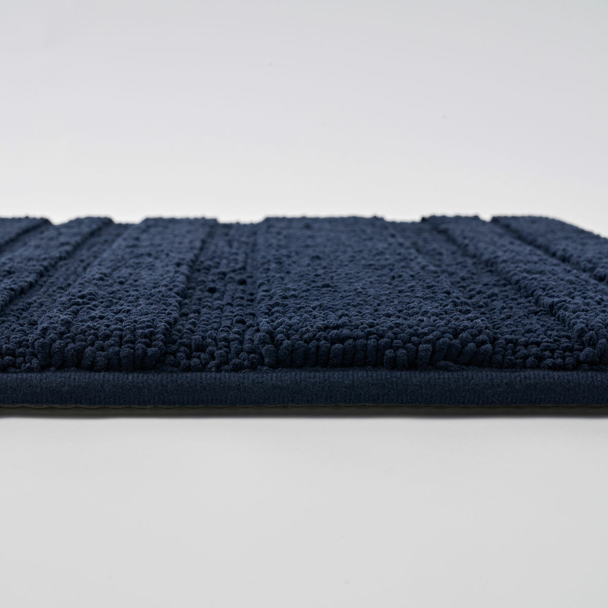 Evergrace Home Chenille Memory Foam Bath Mat in Blue, 61 x 91 cm