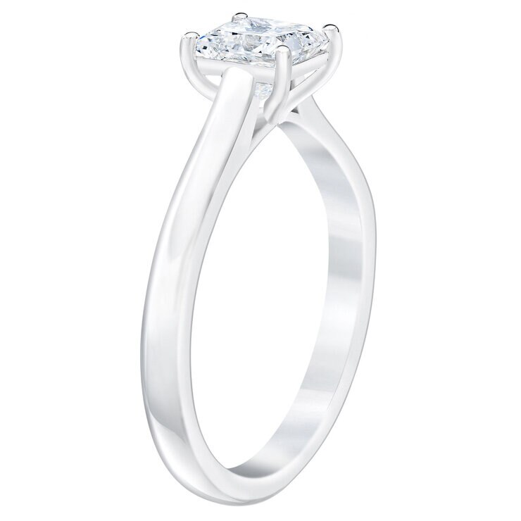 0.50ct Princess Cut Diamond Solitaire Ring, Platinum 0.50ct Princess Cut Diamond Solitaire Ring, Platinum