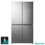 Hisense RQ758N4SASE, Pureflat Multidoor Fridge Freezer, E Rated in Silver Hisense RQ758N4SASE, Pureflat Multidoor Fridge Freezer, E Rated in Silver