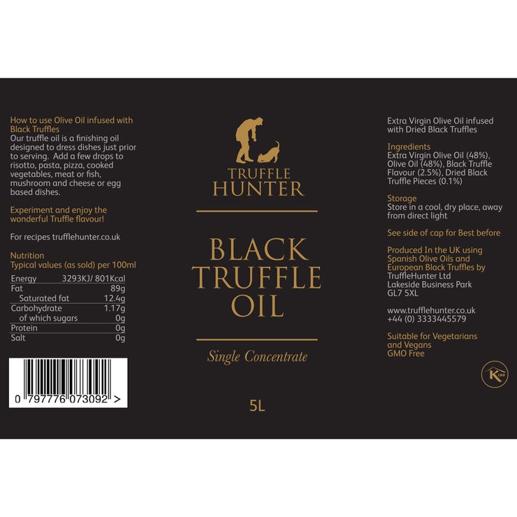 TruffleHunter Black Truffle Oil, 5L