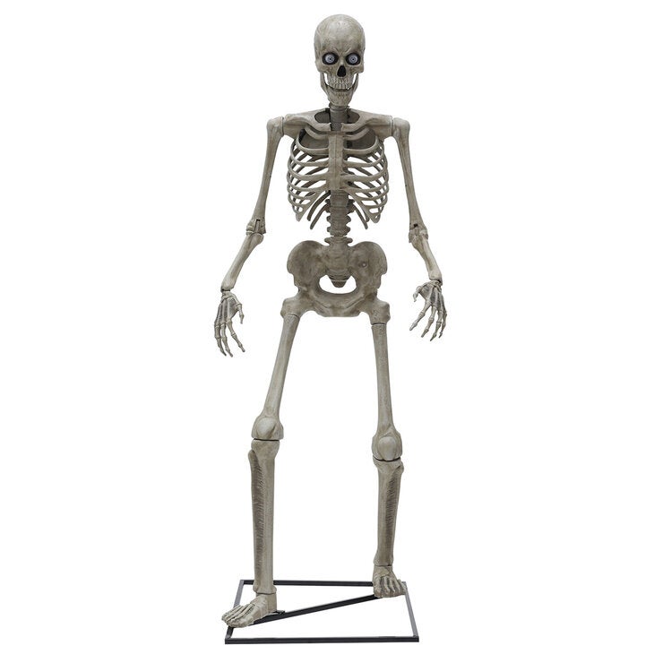 Halloween 6ft (11.8m) Animated Skeleton With LED Eyes