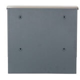 Cut out image of back of letterbox on white background