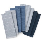 KitchenAid Kitchen Towels Set 8 Pack, Blue