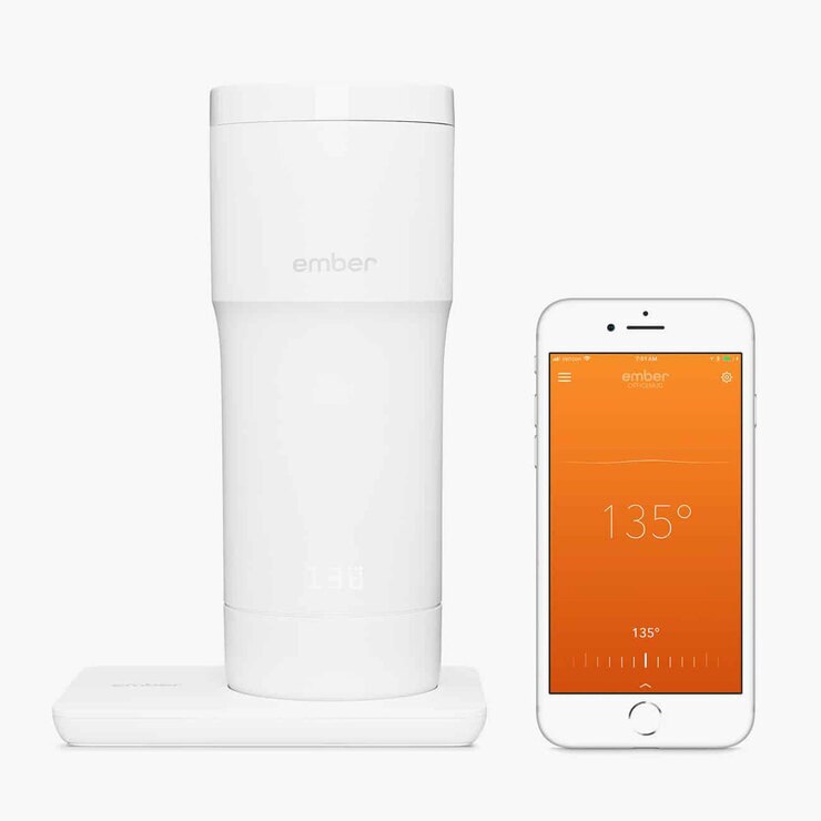 Ember Temperature Control Travel Mug, White Costco UK