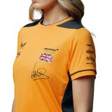 McLaren F1 Women's Replica Driver Lando Norris T-Shirt in Orange