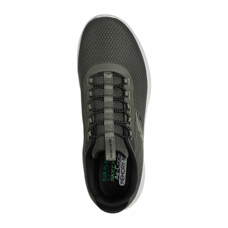 Skechers Mens Lite Pro Frenner Trainer in Olive