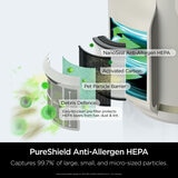 Lifestyle image of Shark NeverChange5 Compact Pro Air Purifier's PureShield