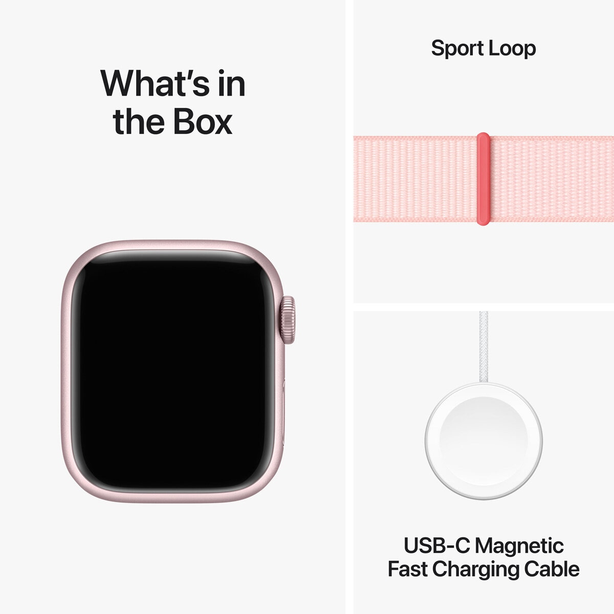 Apple Watch Series 9 GPS, 41mm Aluminium Case With Loop