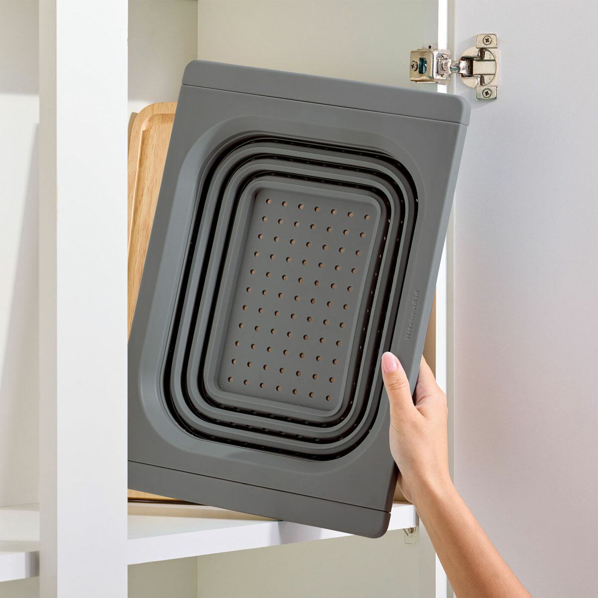 KitchenAid Collapsible Colander in Grey