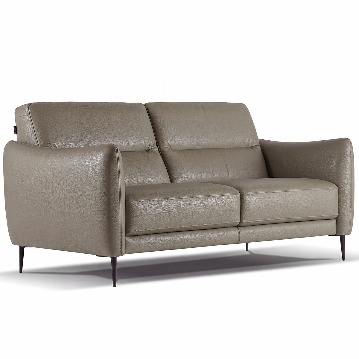 Nicoletti Jupiter Grey Leather Large 2 Seater Sofa Nicoletti Jupiter Grey Leather Large 2 Seater Sofa