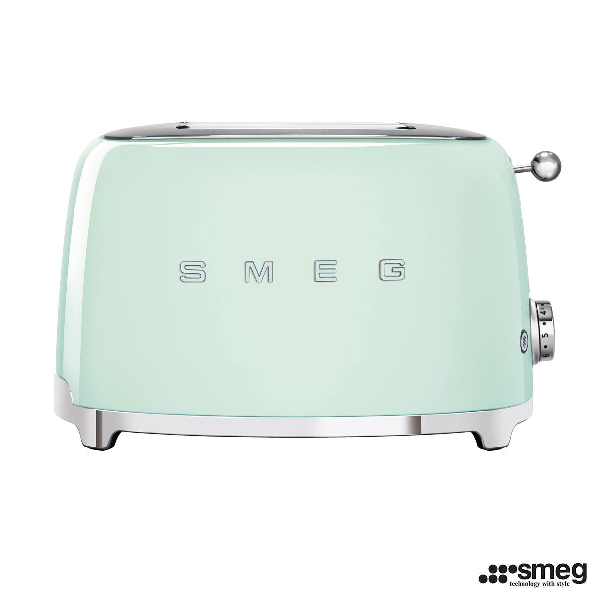 Smeg 2 Slot Toaster in Pastel Green TSF01PGUK Costco UK