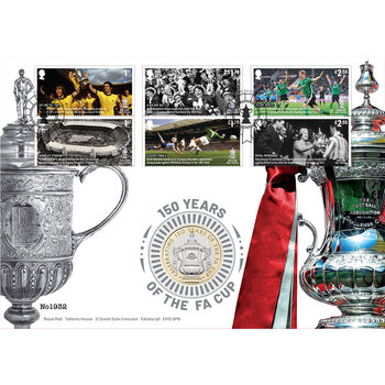 The FA Cup Royal Mail® Brilliant Uncirculated Coin Cover