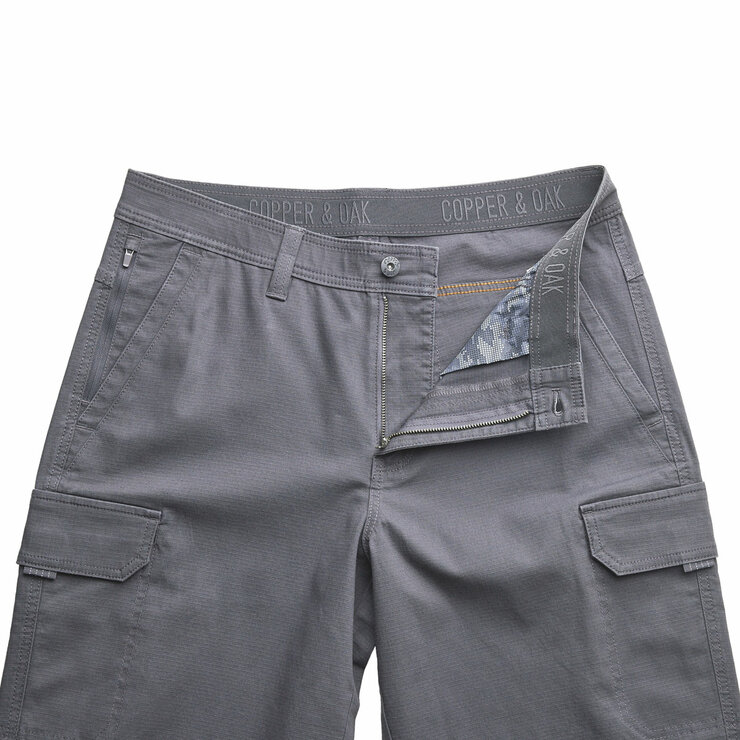 Copper & Oak Mens Cargo Shorts in Grey Copper & Oak Mens Cargo Shorts in Grey
