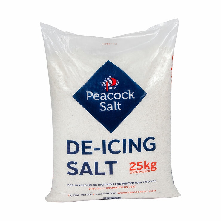 Peacock De-Icing Salt: 40 x 25kg Peacock De-Icing Salt: 40 x 25kg
