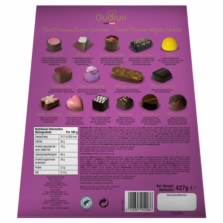 Ingredients information