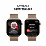 Buy Apple Watch Series 11 GPS + Cellular, 46mm Gold Titanium Case with Gold Milanese Loop - M/L, MFD84MP/A at costco.co.uk