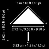 Activa ProShade 10ft (3.05m) Aluminium Market Umbrella in 4 Colours