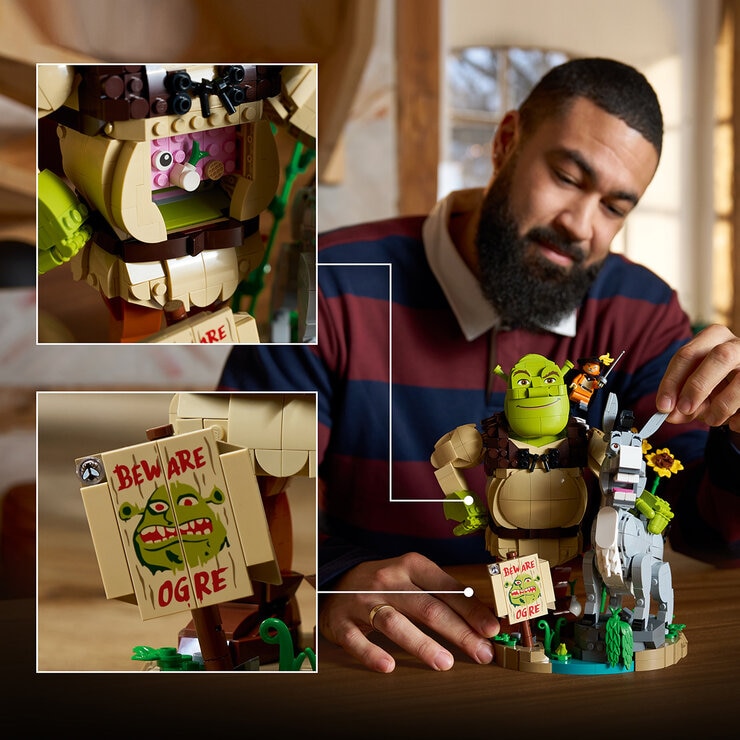 LEGO Shrek Shrek, Donkey & Puss in Boots - Model 72423 (18+ Years)