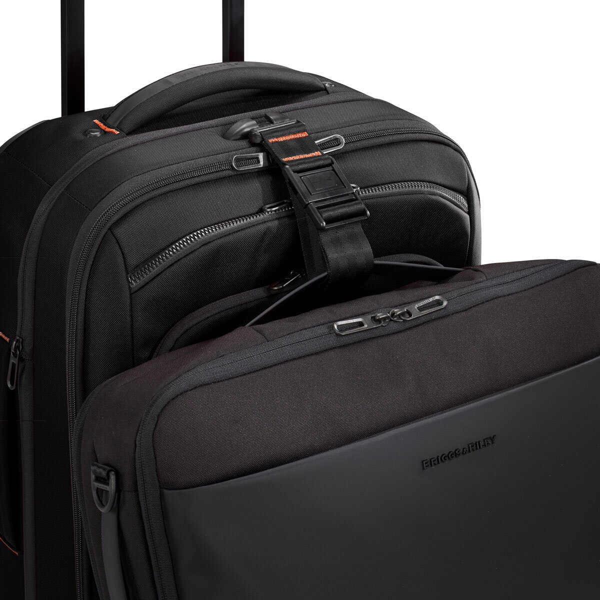 Briggs & Riley ZDX Small Expandable Spinner In Black