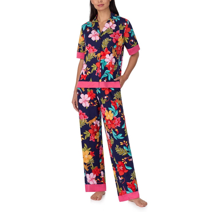 Room Service Ladies Notch Collar Pyjama Set
