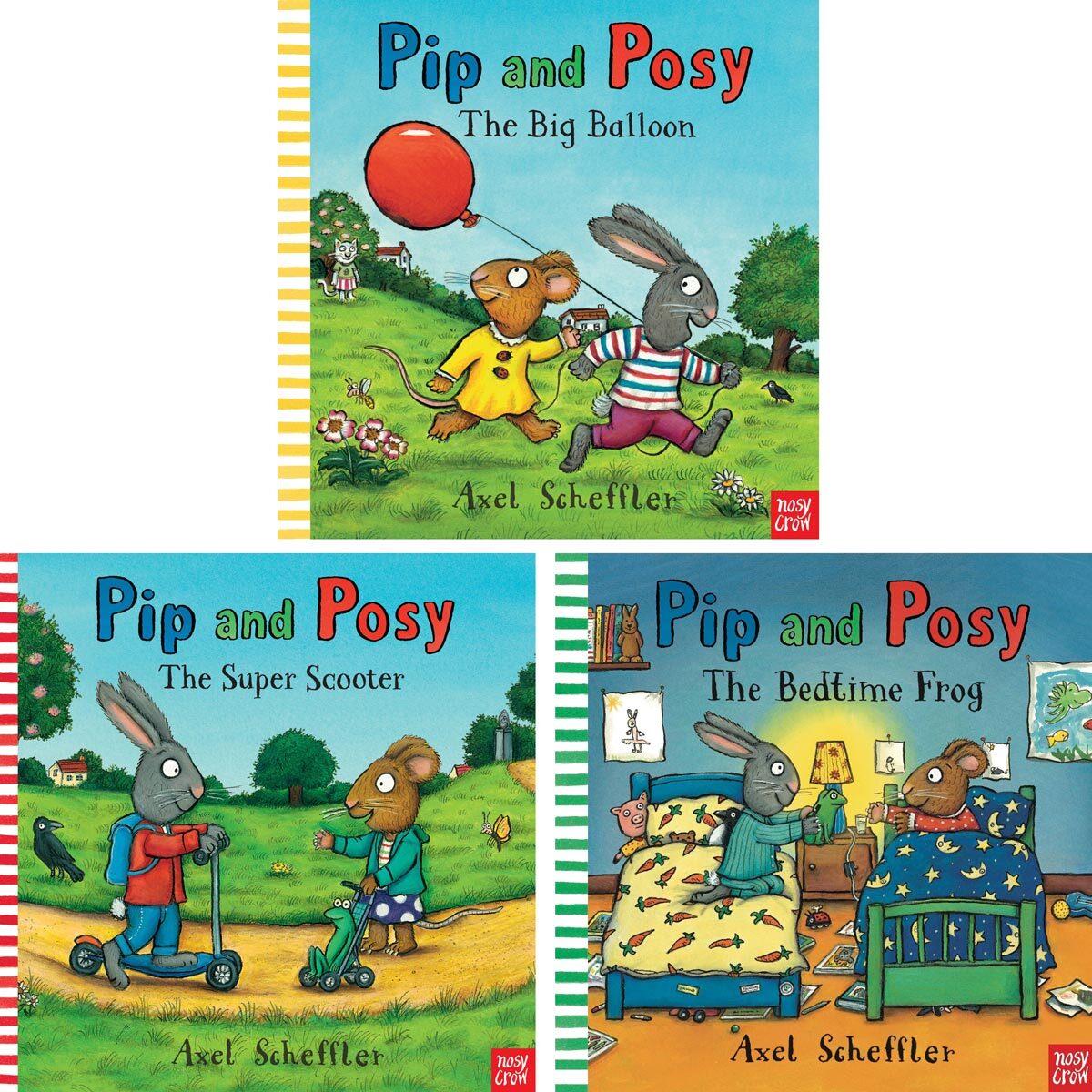 Pip & Posy 3 Board Book Set, Axel Scheffler (2+ Years)