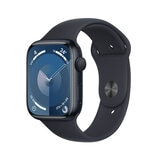 Apple Watch Series 9 GPS, 45mm Midnight Aluminium Case with Midnight Sport Band M/L, MR9A3QA/A