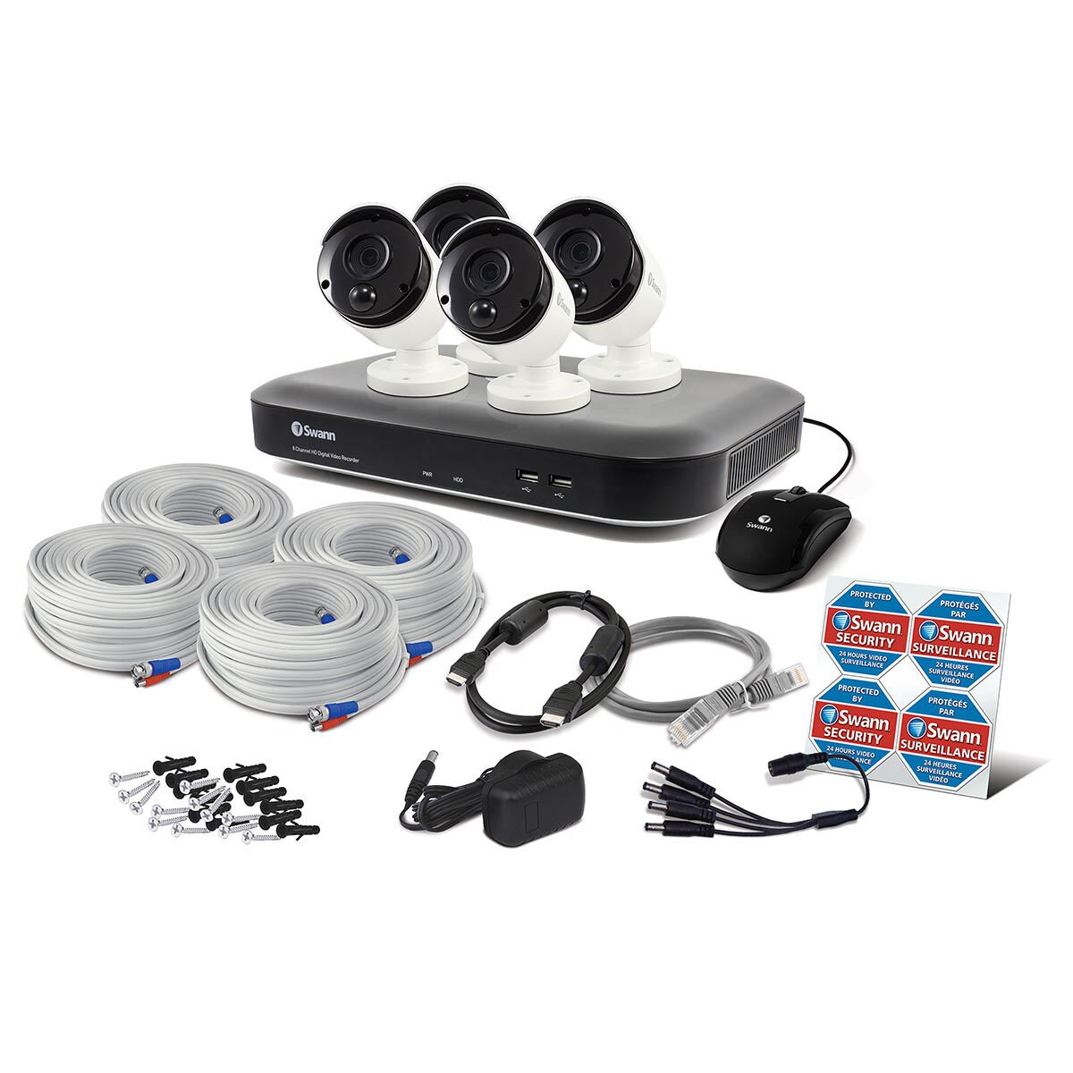 Swann DVR84980 8 Channel Digital Video Recorder with 4 x 5MP PRO