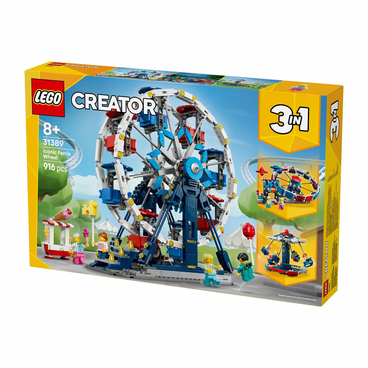 LEGO Creator 3-in-1 Iconic Ferris Wheel - Model 31389 (8+ Years) LEGO Creator 3-in-1 Iconic Ferris Wheel - Model 31389 (8+ Years)
