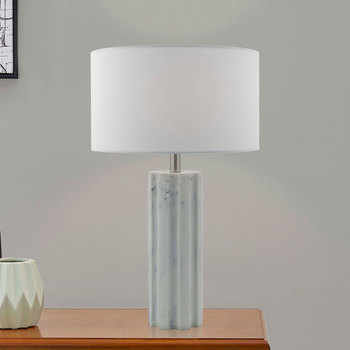 Erebus Marble Effect Table Lamp