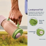 Lifestyle image of Ninja BlendBoss Tumbler with leakproof lid when locked Lifestyle image of Ninja BlendBoss Tumbler with leakproof lid when locked