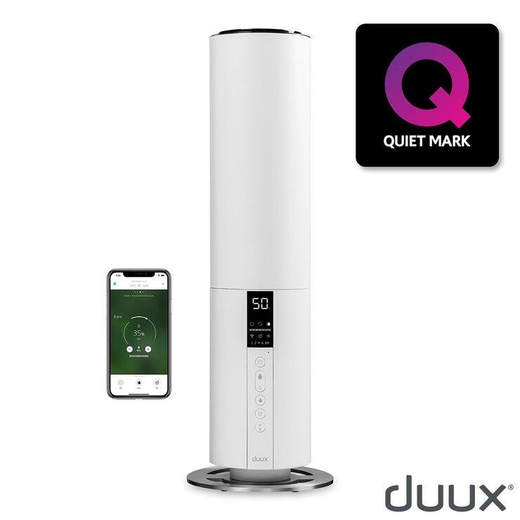 Side profile of Duux Ultrasonic humidifier Side profile of Duux Ultrasonic humidifier