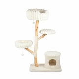 Scruffs Pyrenees Cat Scratching Tree, 130 x 102cm in Cream Scruffs Pyrenees Cat Scratching Tree, 130 x 102cm in Cream