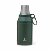 Manna Stack Jug with 4 Stackable Stainless Steel Cups, 1.9L in Green