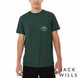 Jack Wills Mens Short Sleeve Pocket T-Shirt in Green