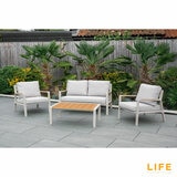 LIFE Outdoor Living Thornbury 4 Piece Seating Set LIFE Outdoor Living Thornbury 4 Piece Seating Set