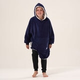 DKNY Kids Oversized Hoodie in Navy
