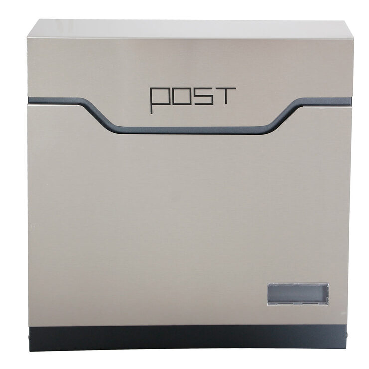 Cut out image of letterbox on whietbackground