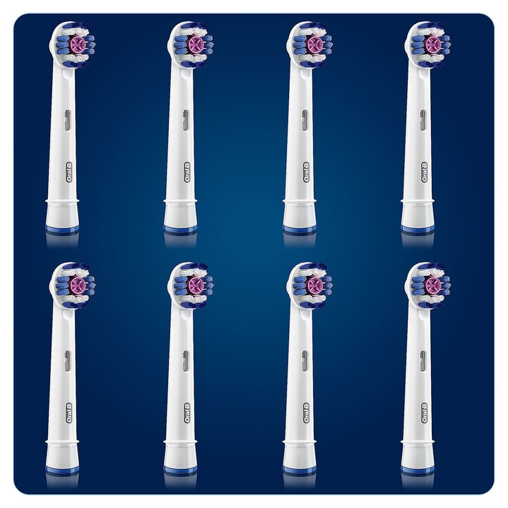 OralB 3D Whitening Brush Heads, 8 pack EB18 Costco UK