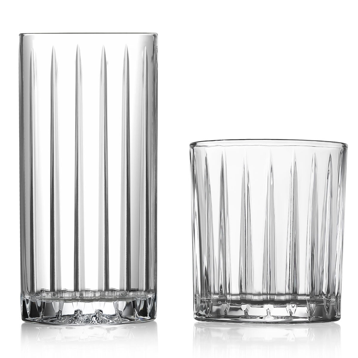 King Crystal Revel Glassware Set 16 Piece
