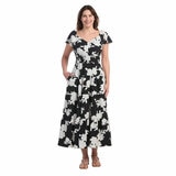 Dalia Ladies Tiered Maxi Dress