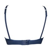 Elle Women's Seamless Bralette, 2 Pack in Blue Fog, Large