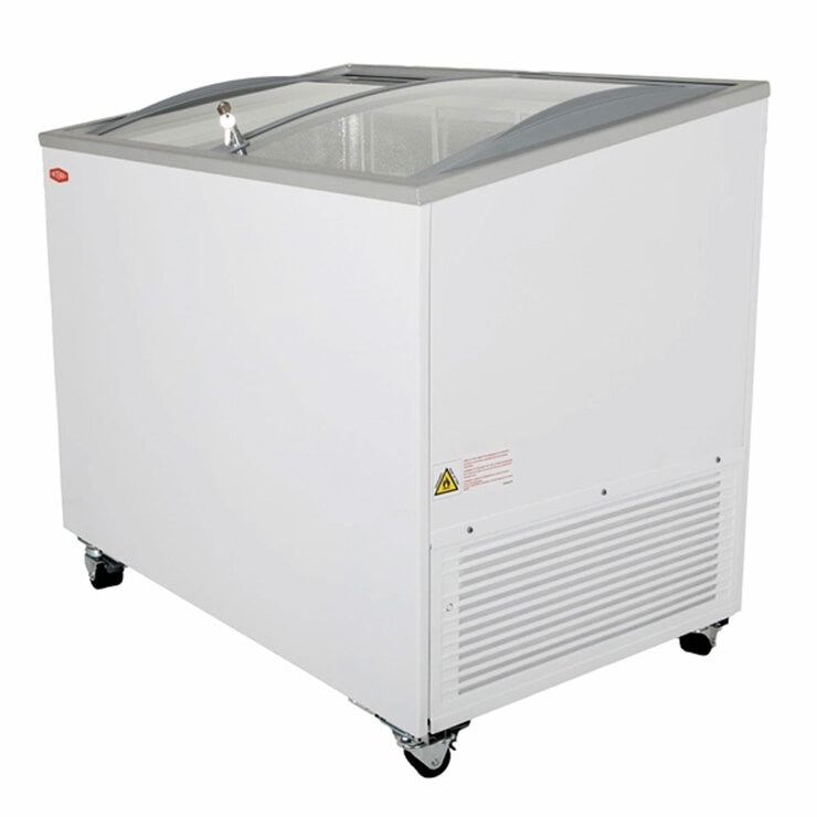 Contender FZI022 290L Commercial Ice Cream Freezer, F Rated in White